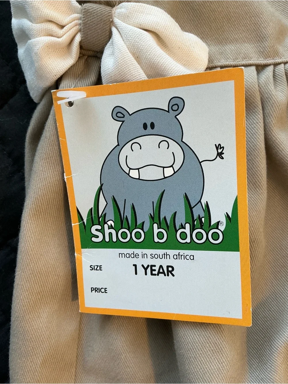 SHOO B DOO South Africa Girls Elephant Pocket Dress | Size 12M  NWT